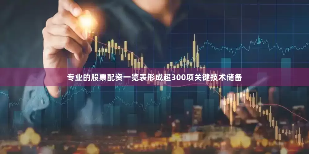 专业的股票配资一览表形成超300项关键技术储备