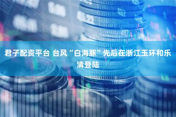 君子配资平台 台风“白海豚”先后在浙江玉环和乐清登陆